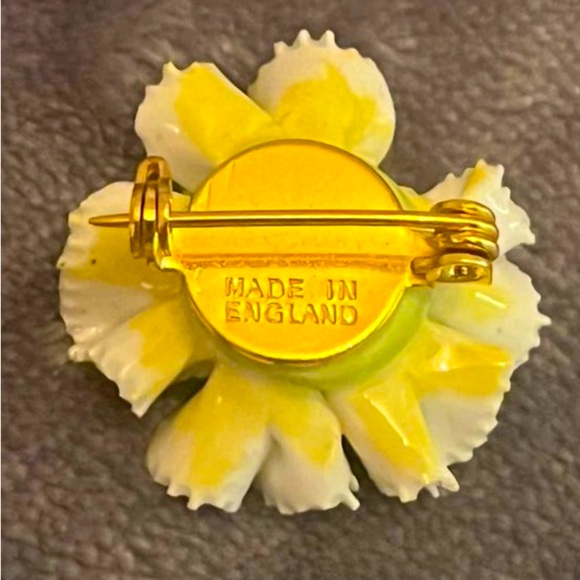 Set of 5 VTG Royal Adderley and Staffordshire-style Bone China Women’s Pins - Picture 9 of 10